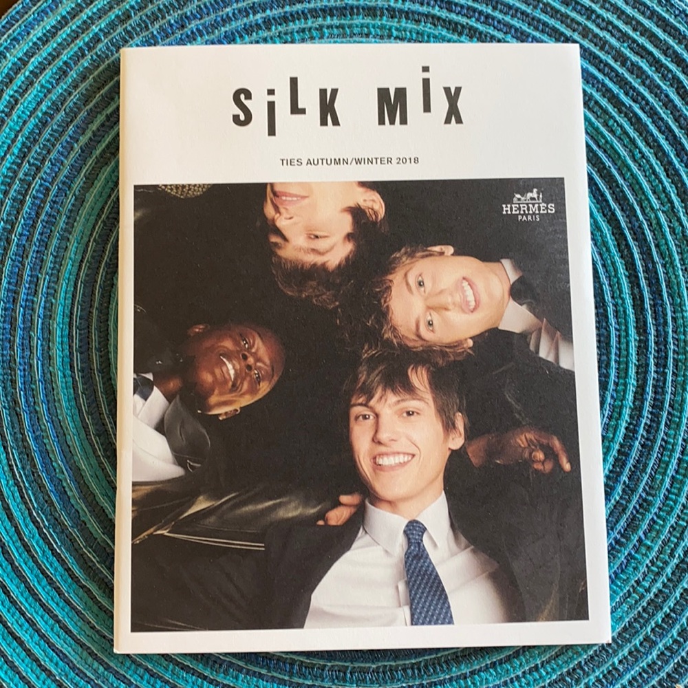 Hermes Paris silk mix catalog magazine 2018